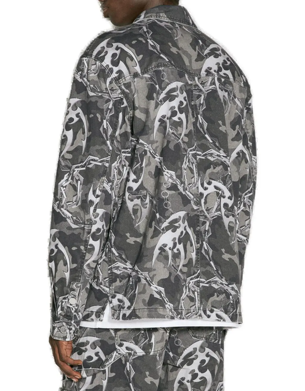 Han Kjobenhavn Camouflage Printed Buttoned Shirt