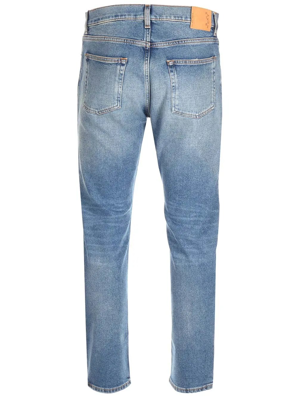 Haikure Straight-Leg Stonewashed Slim-Fit Jeans