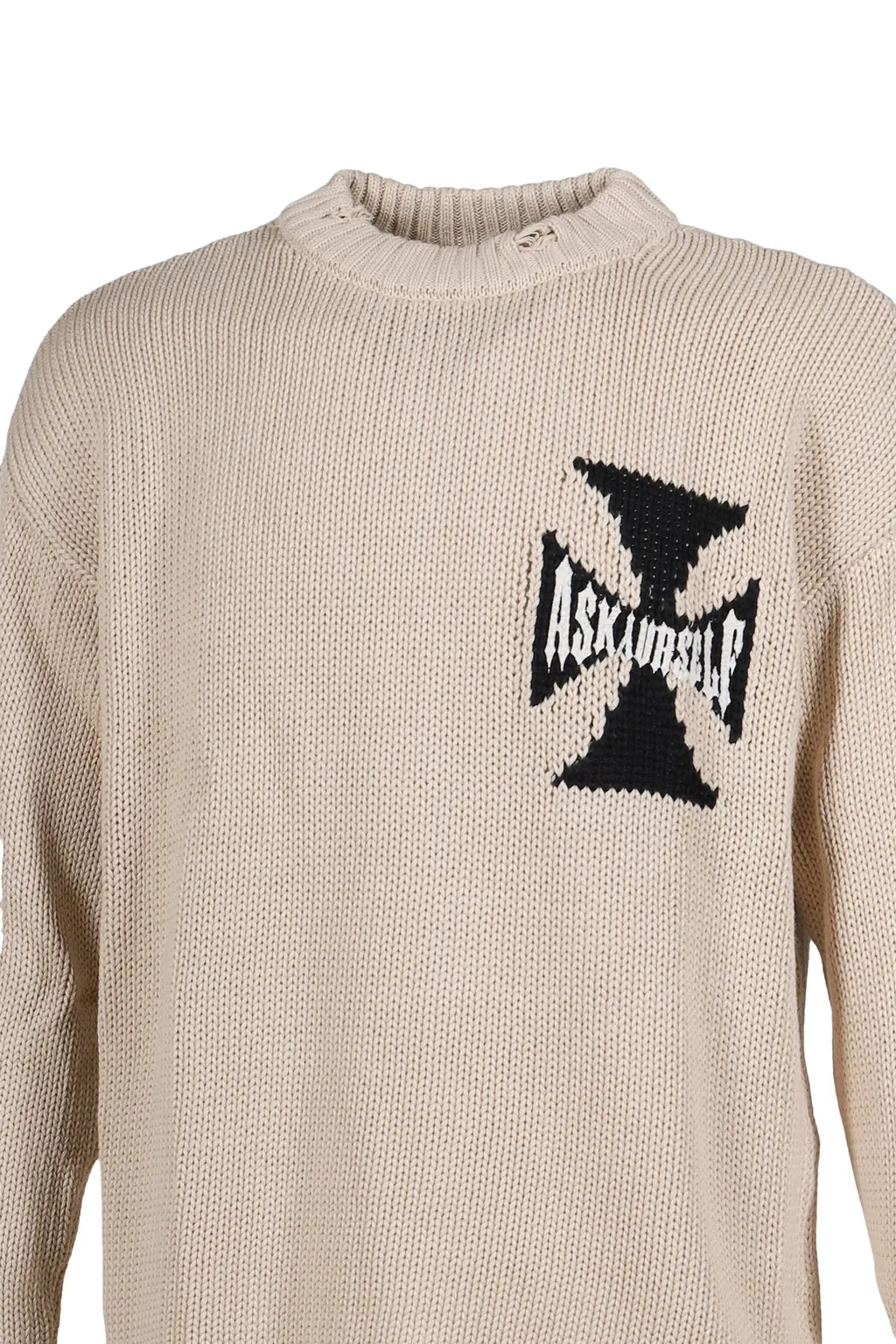 Rider Cross Knit / Ecru