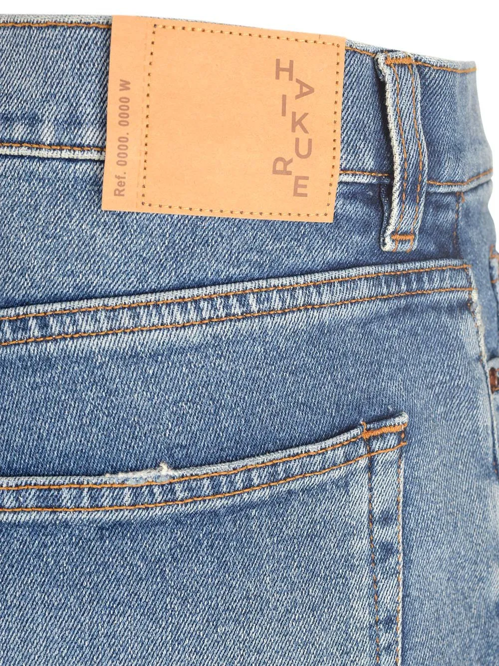 Haikure Straight-Leg Stonewashed Slim-Fit Jeans