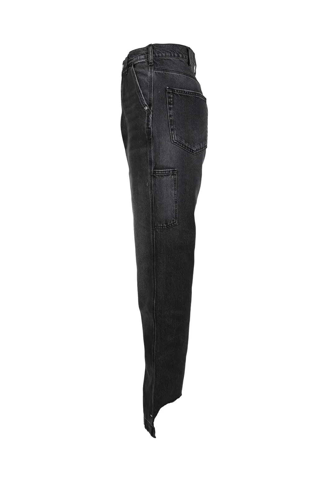 Phrase Work Zip Denim / Washed Blk