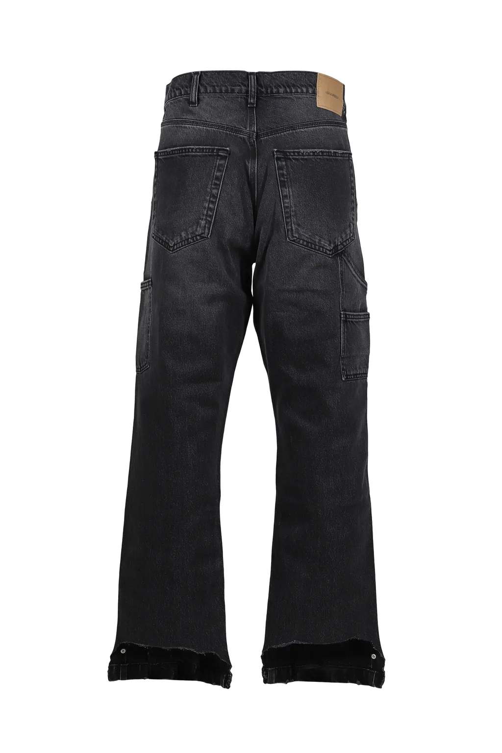 Phrase Work Zip Denim / Washed Blk