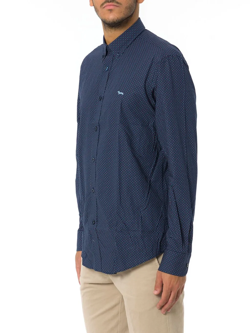 Harmont & Blaine Tie Patterned Shirt