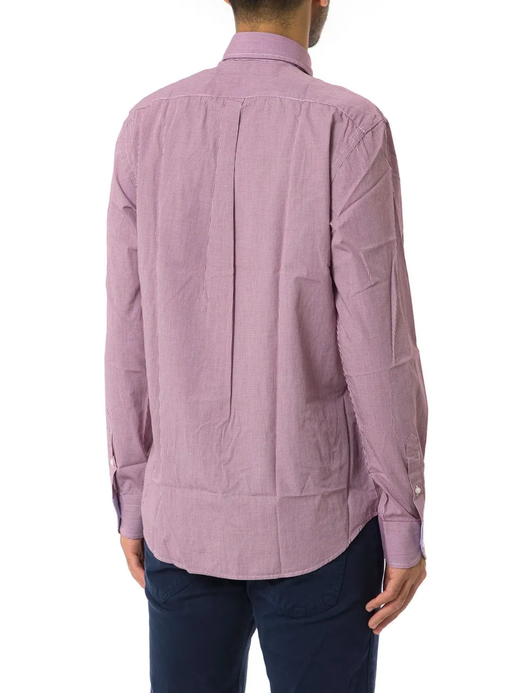 Harmont & Blaine Microcheck Long Sleeved Shirt