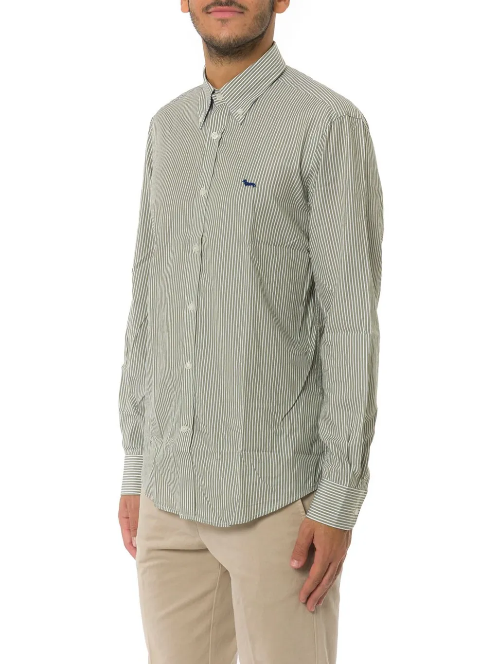 Harmont & Blaine Dachshund Striped Shirt