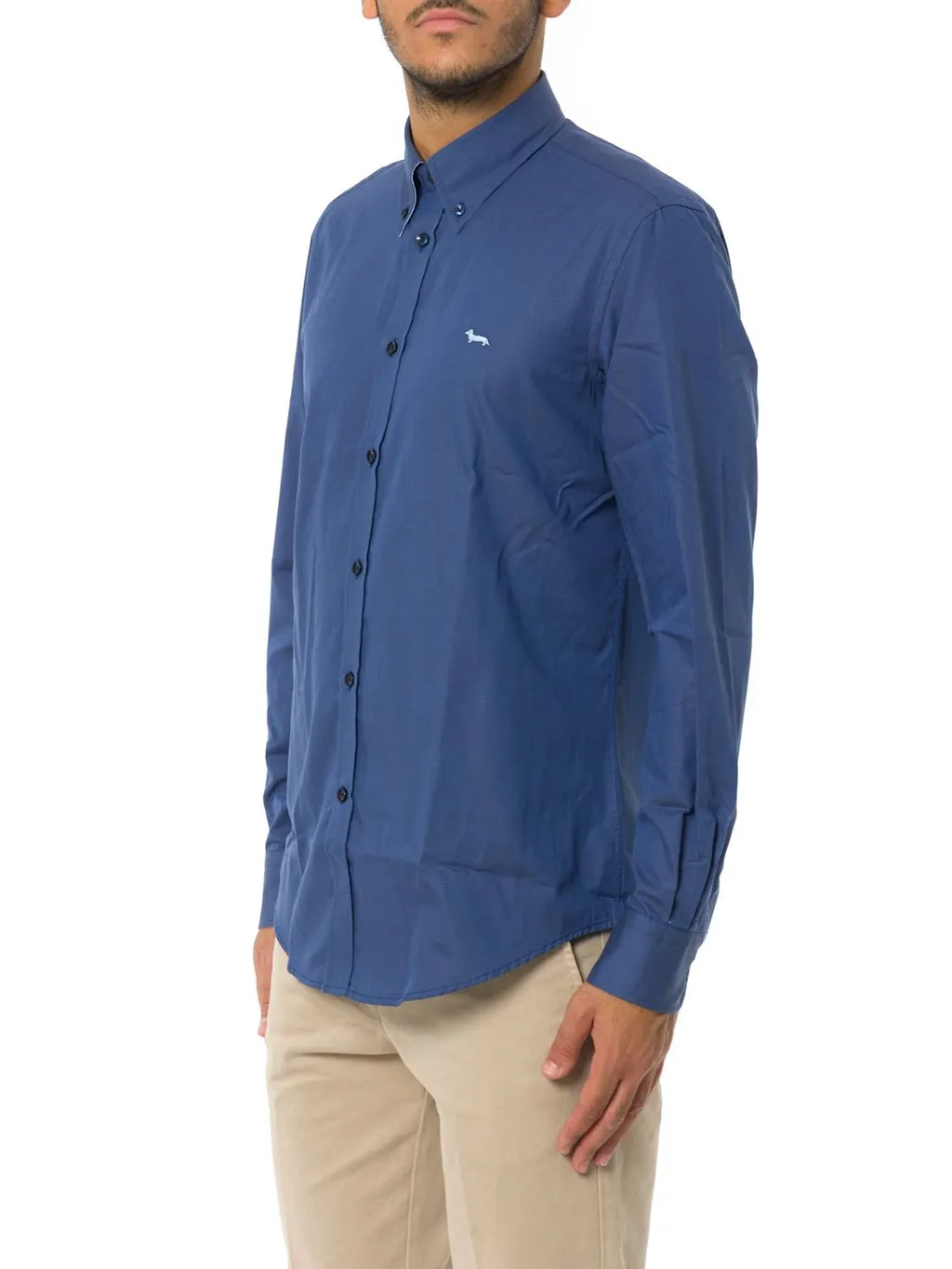 Harmont & Blaine Dachshund Embroidered Shirt