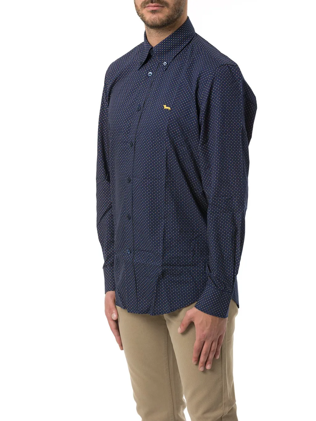 Harmont & Blaine All-Over Micro Pattern Shirt