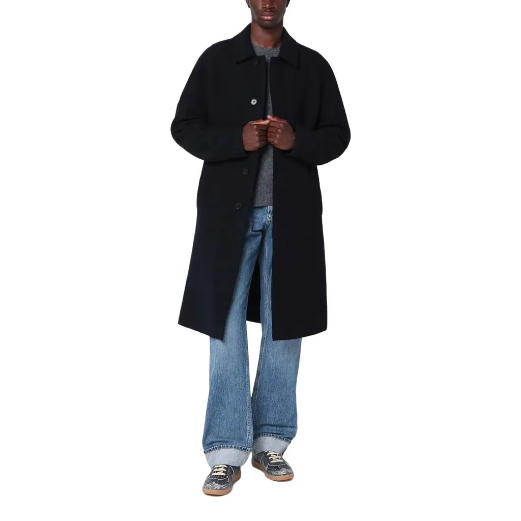Harris Wharf London Single-Breasted Coat