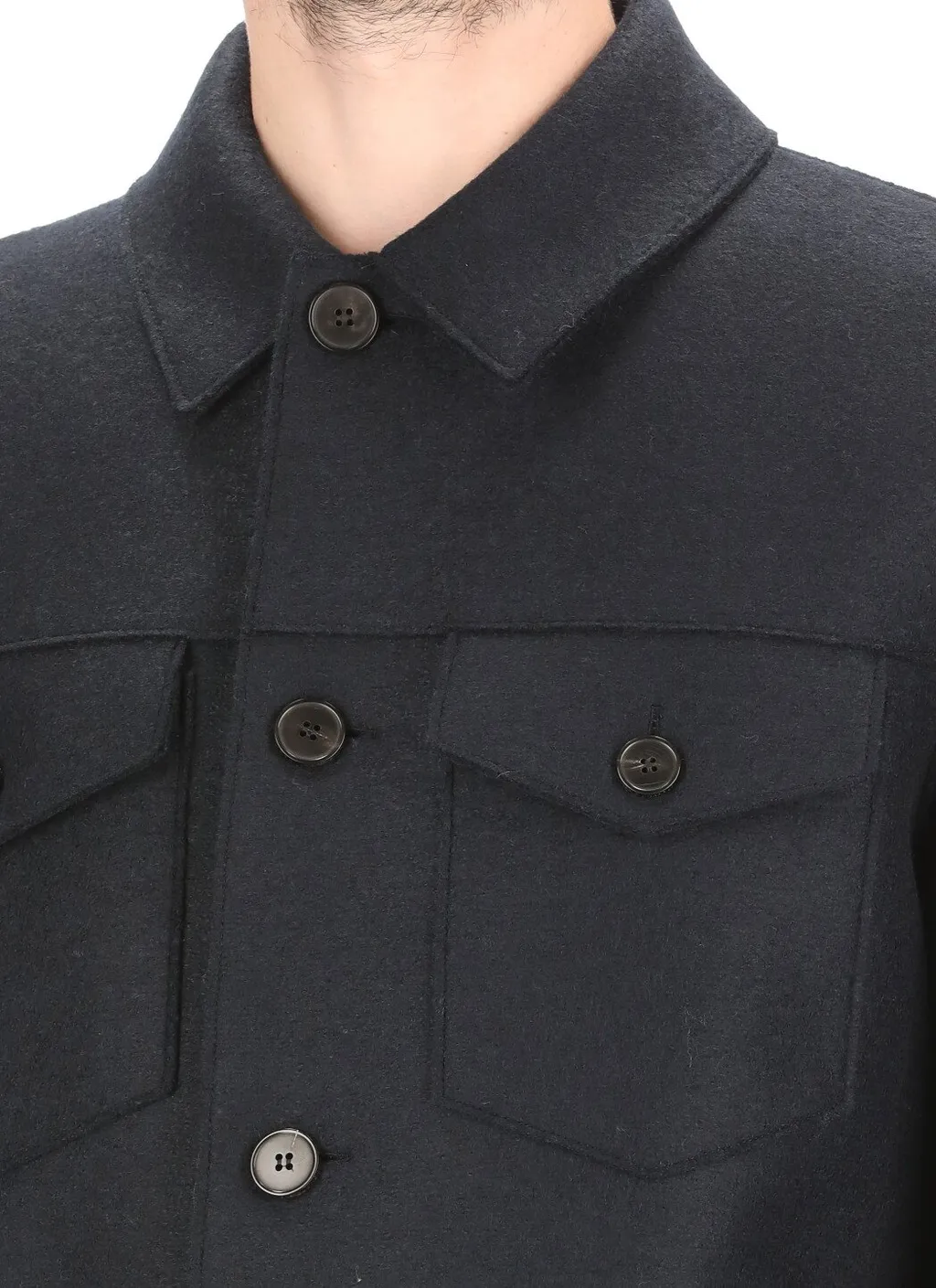 Harris Wharf London Buttoned Jacket