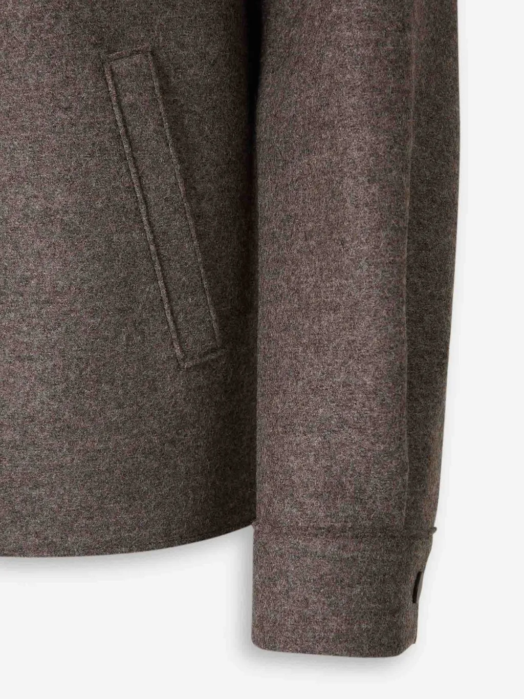 Harris Wharf London Wool Shirt Jacket
