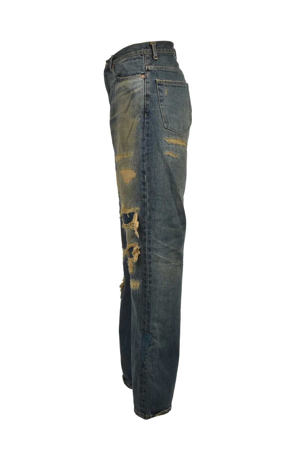 Boro Bootcut Wide Jeans / Ind
