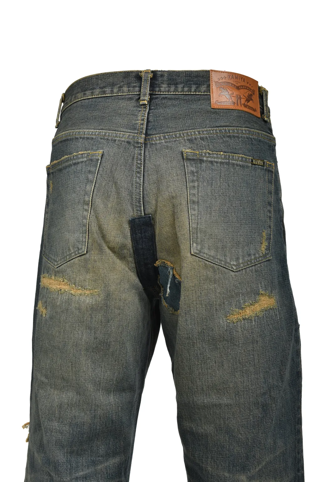Boro Bootcut Wide Jeans / Ind