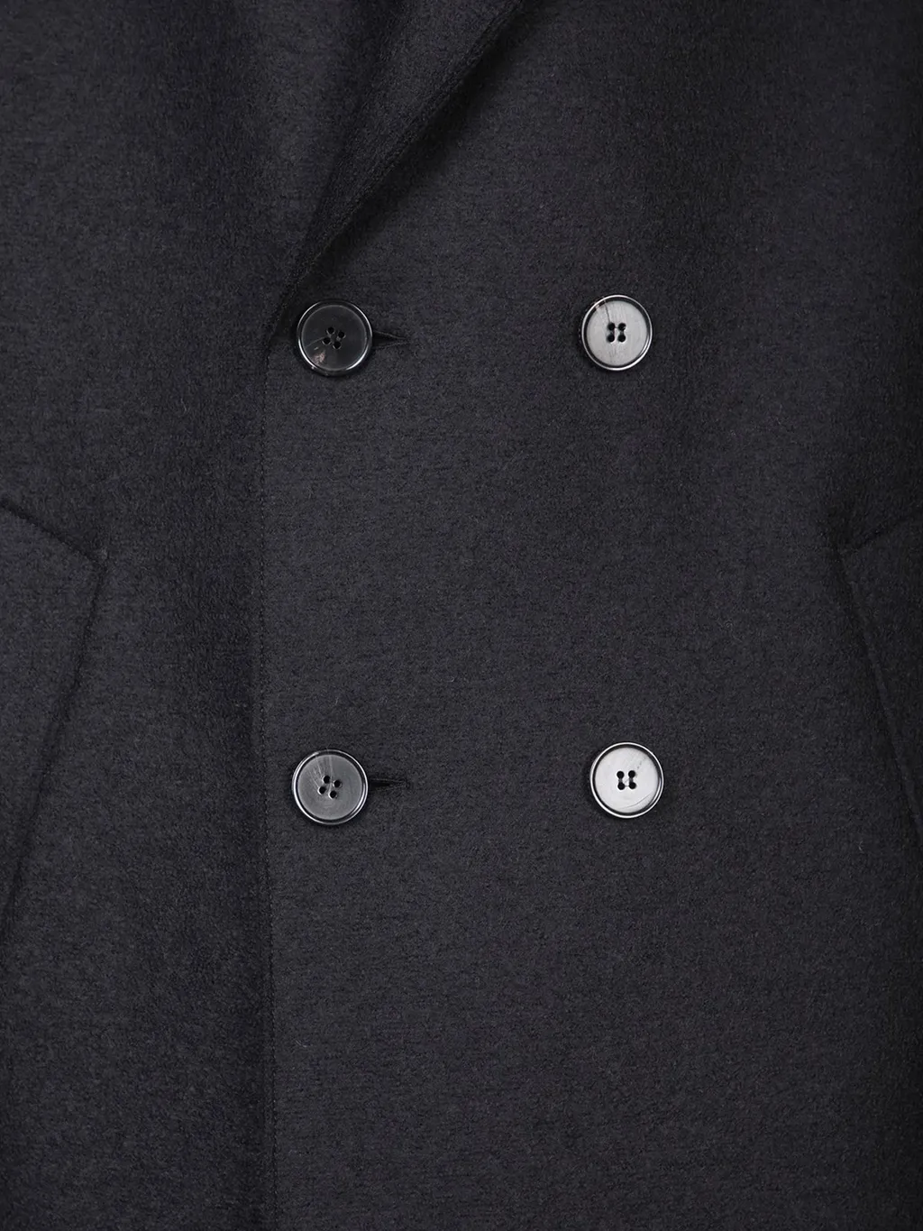 Harris Wharf London Double Breasted Button-Up Coat
