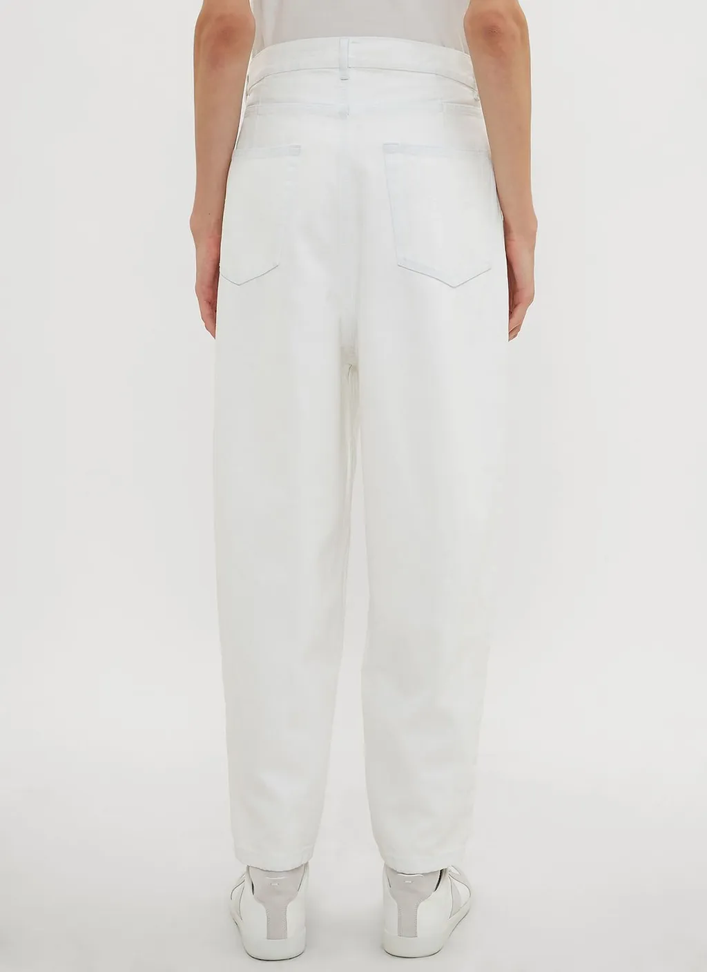 Hed Mayner Pleated Tapered Jeans
