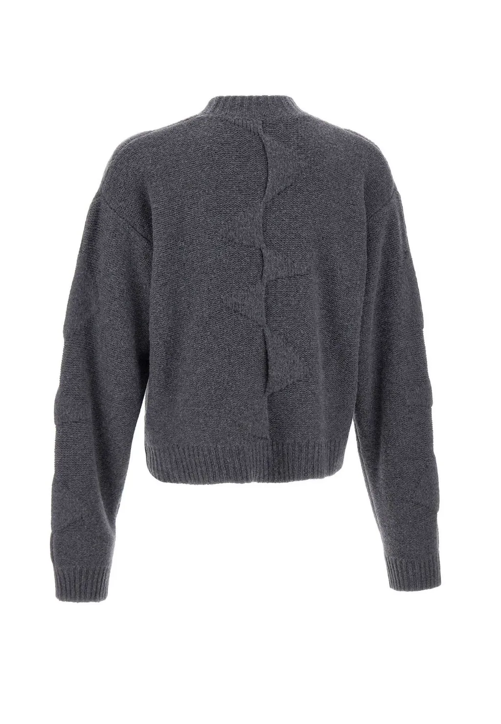 Heliot Emil Spiral-Knit Textured Jumper