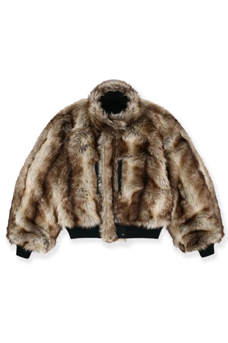 Exaggerated Shoulder Fur N2B / Blk