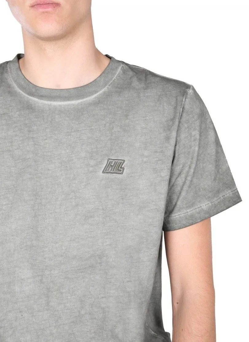 Helmut Lang Logo Embroidered T-Shirt