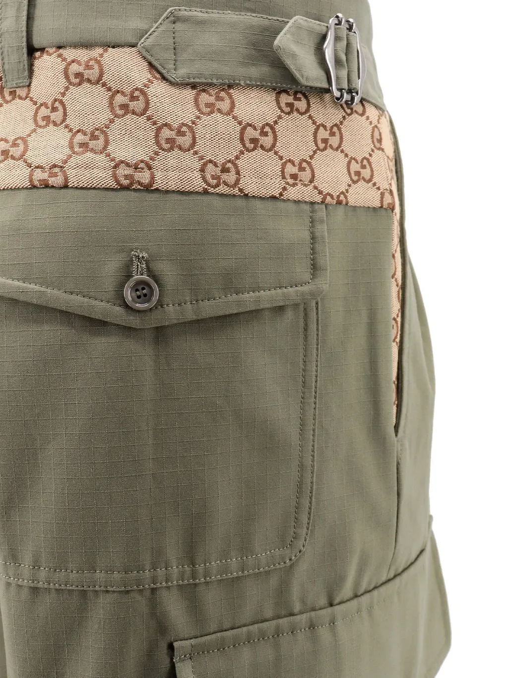Gucci Gg Wide-Leg Cargo Pants