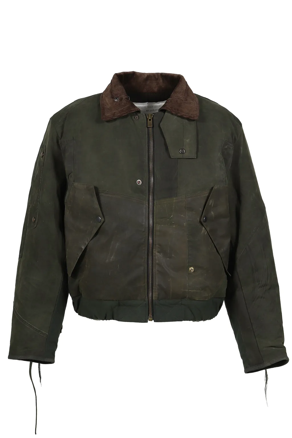 Bomber Patchwork Jacket / Grn