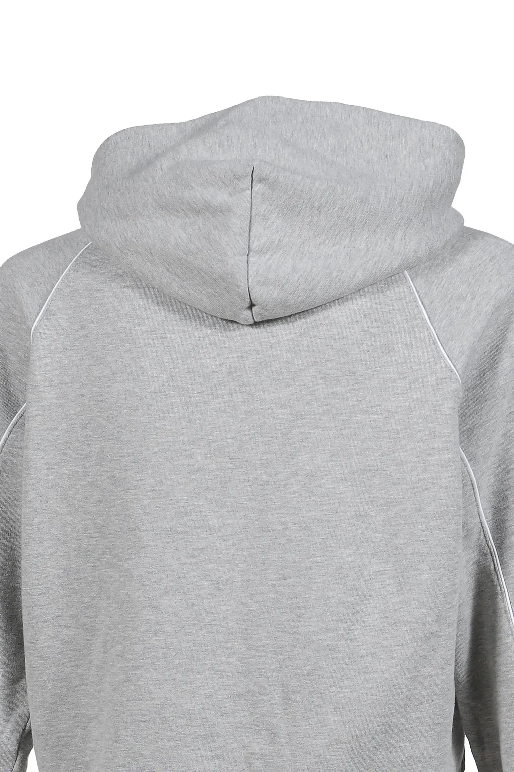 Gray Marl Ecstasy Piped Hoodie / Gry