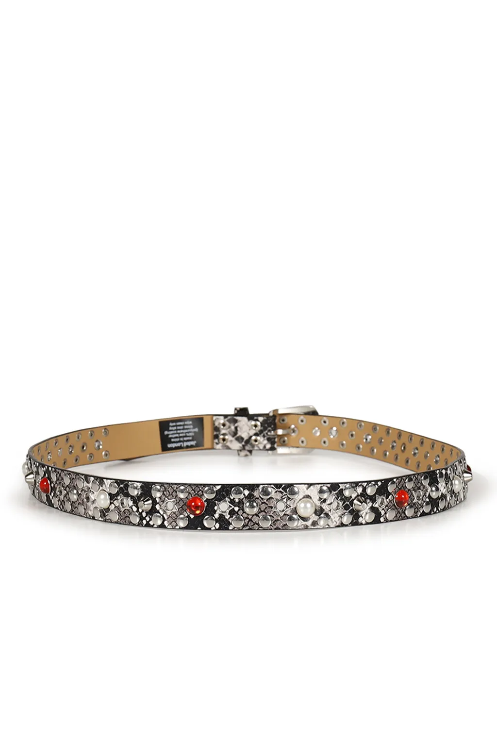 Snake Star Studded Belt / Gry Multi