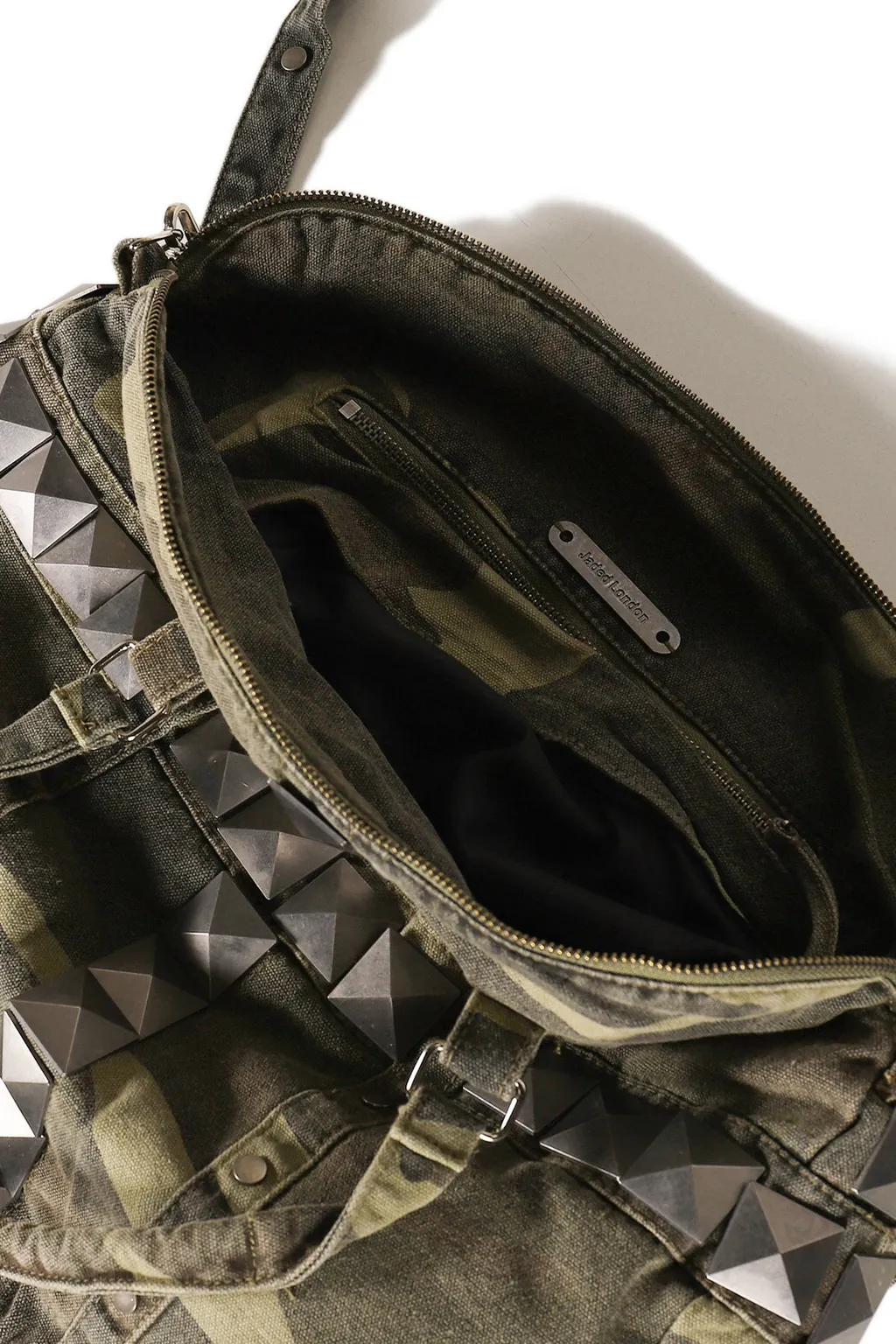 Camo Canvas Stud Bag / Camo