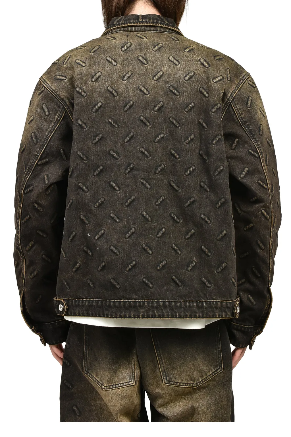 Thread Plate Jacket / Coal, Tan