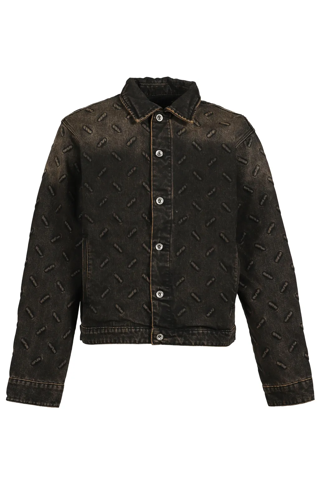 Thread Plate Jacket / Coal, Tan