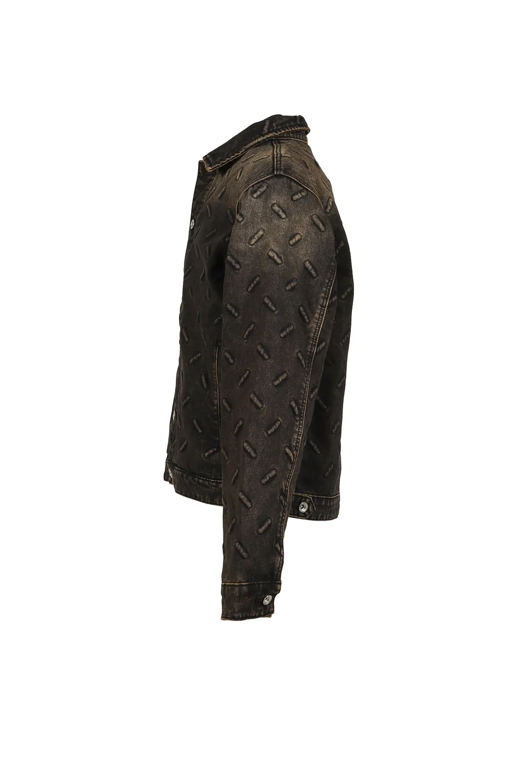 Thread Plate Jacket / Coal, Tan
