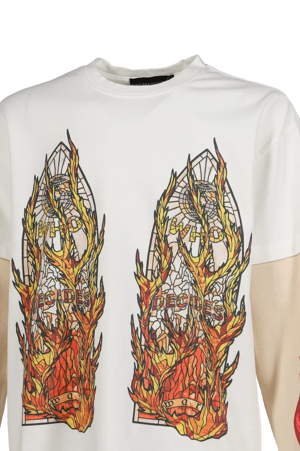 Flame Glass Double Jersey / Cloud, Multi
