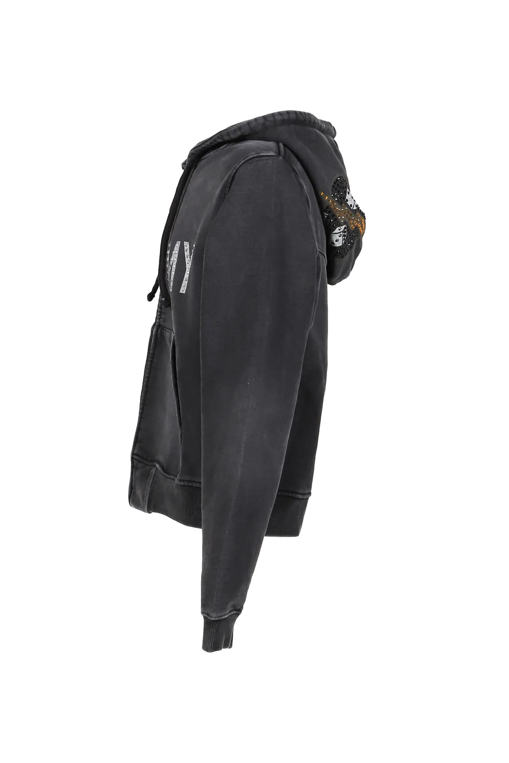 Army Zip Hoody / Black