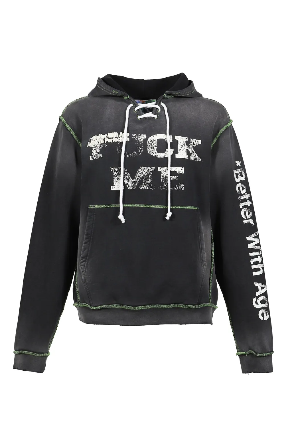 Fuck Me Hoodie / Faded Black