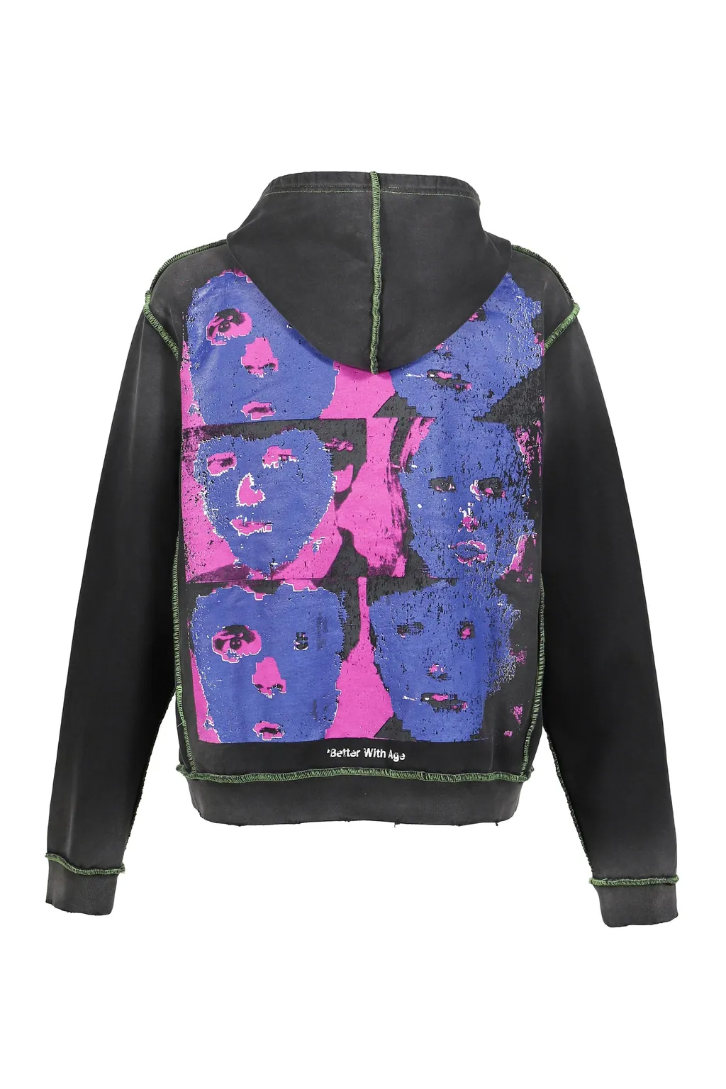 Fuck Me Hoodie / Faded Black