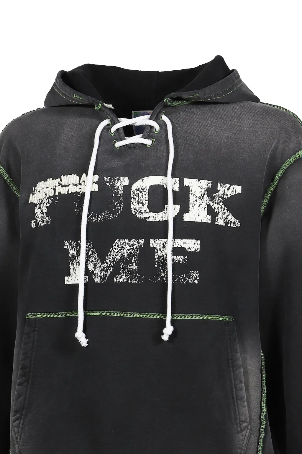 Fuck Me Hoodie / Faded Black