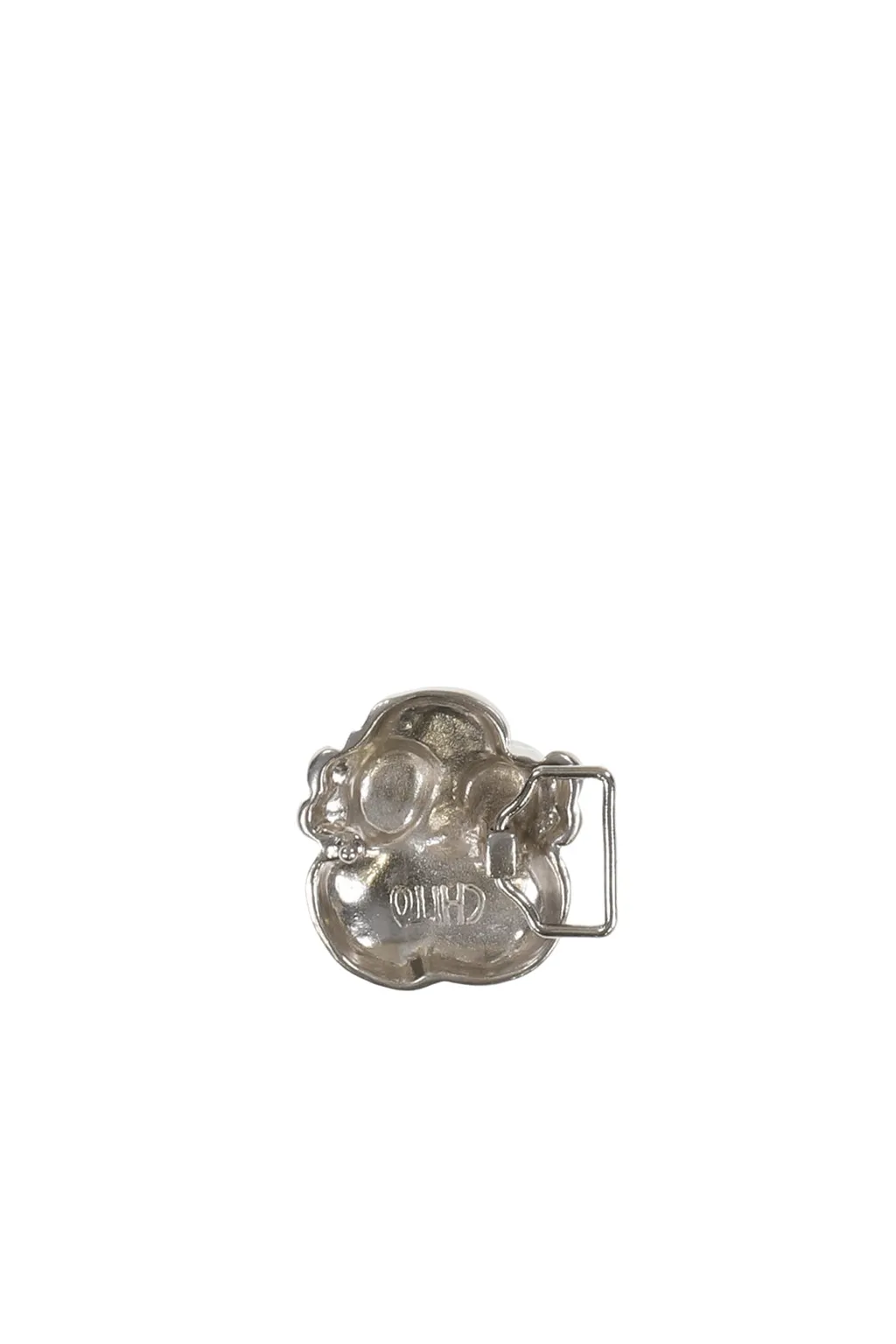 Finesse Pup Belt Buckle- Brass / Blk