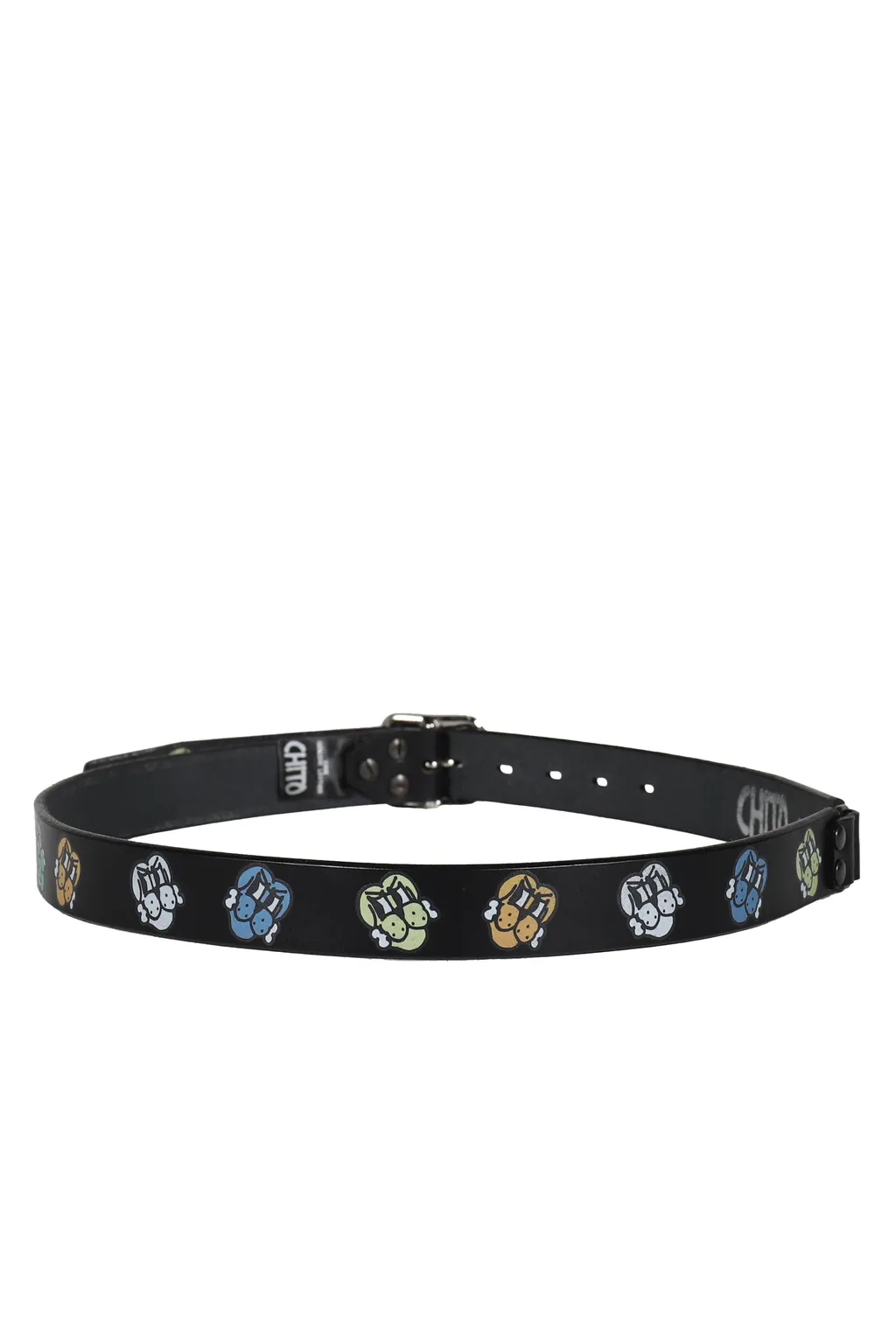 Finesse Pup Print Belt / Black