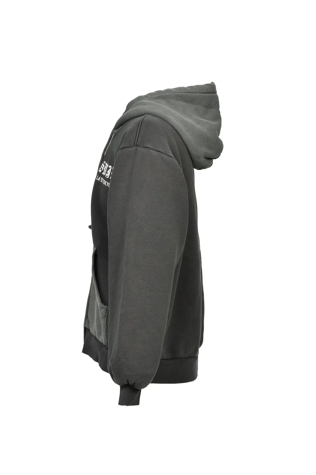 Swjp Zip Up Hoodie W/ Custom Studs Nubian / Gry