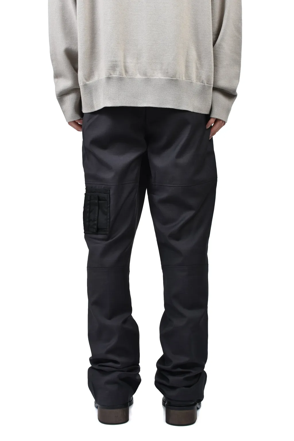 Bootcut Wallet Trouser / Black