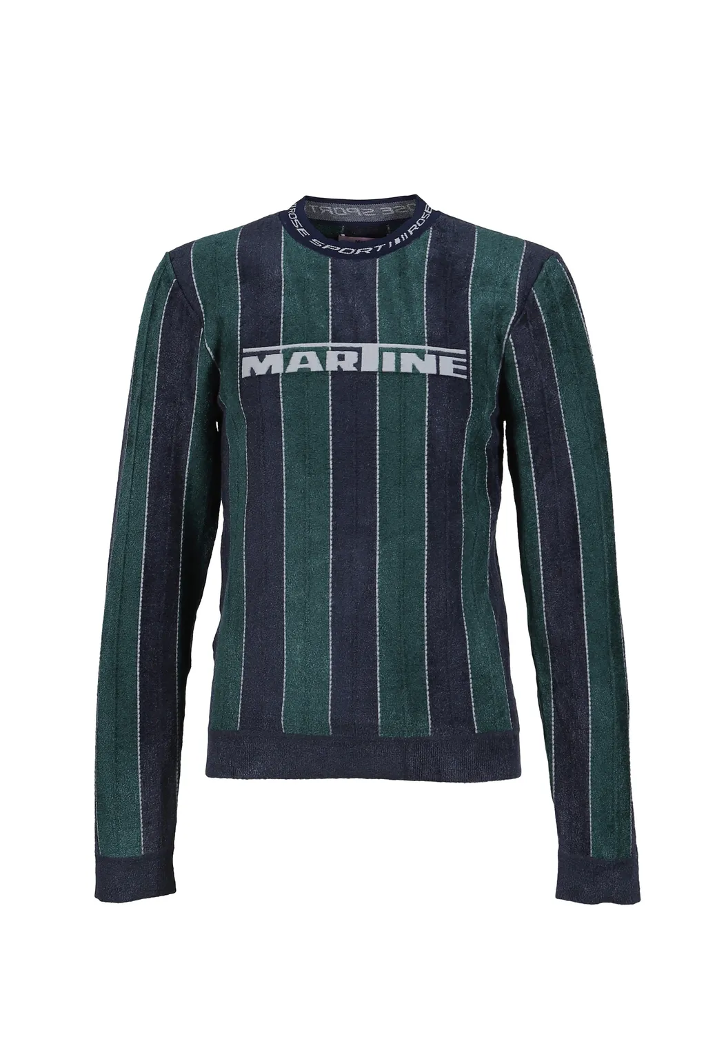 Sporty Logo Crew Neck / Grn Nvy