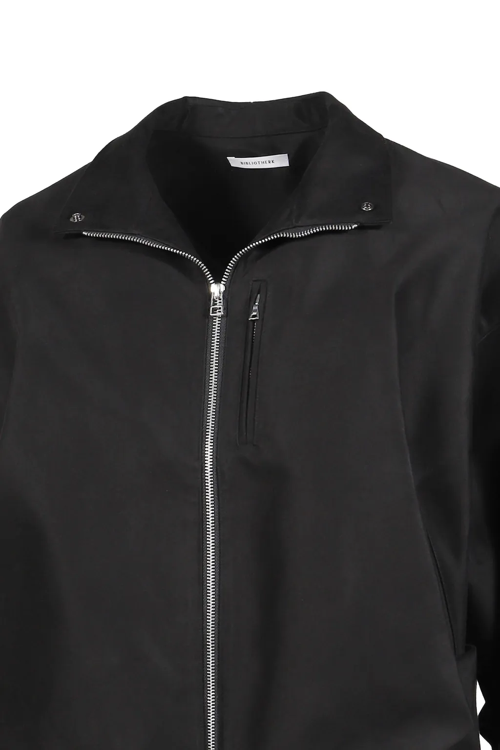 Draped Blouse In Moleskin / Black