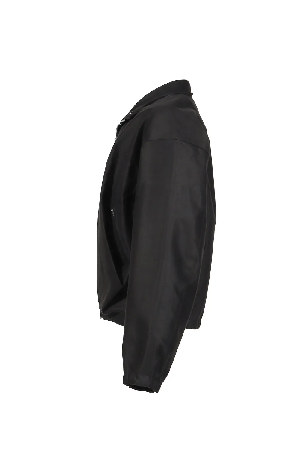 Draped Blouse In Moleskin / Black