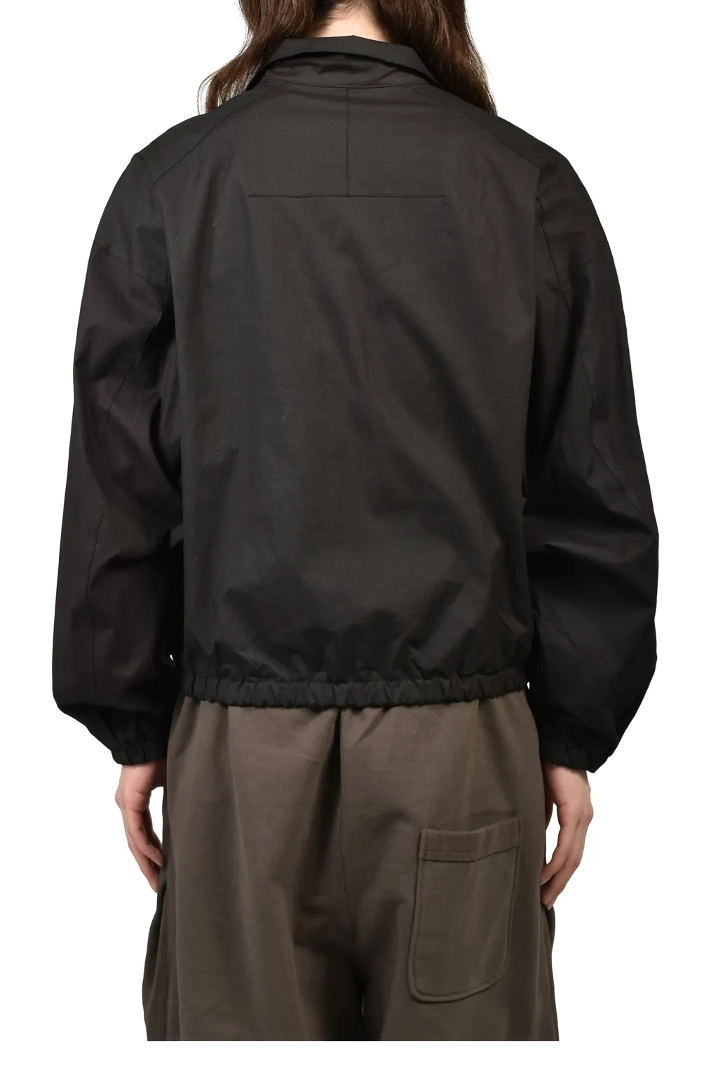 Draped Blouse In Cotton/Black