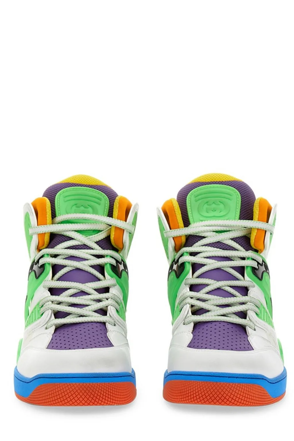 Gucci Panelled High Top Basketball Sneakers