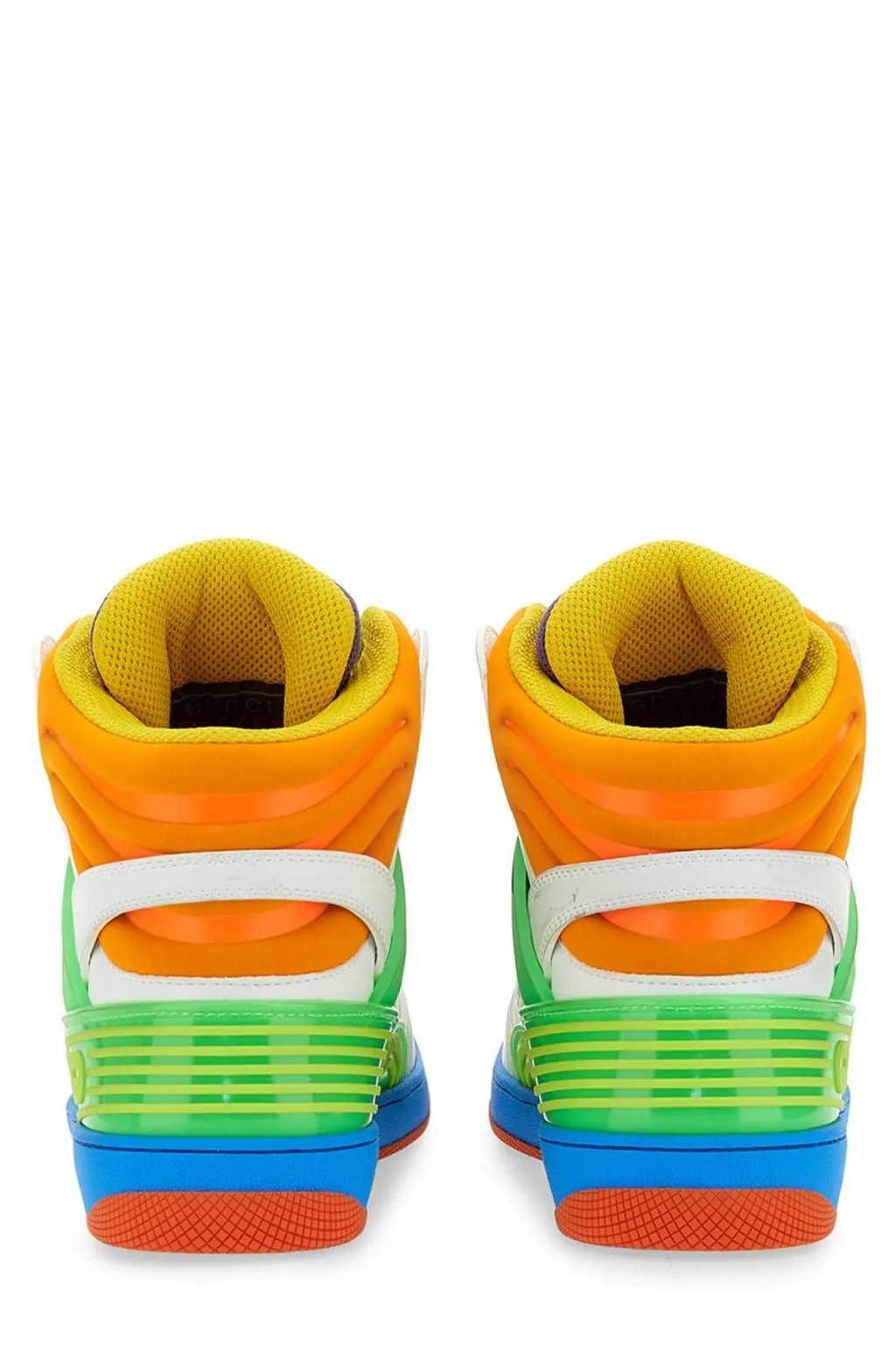 Gucci Panelled High Top Basketball Sneakers