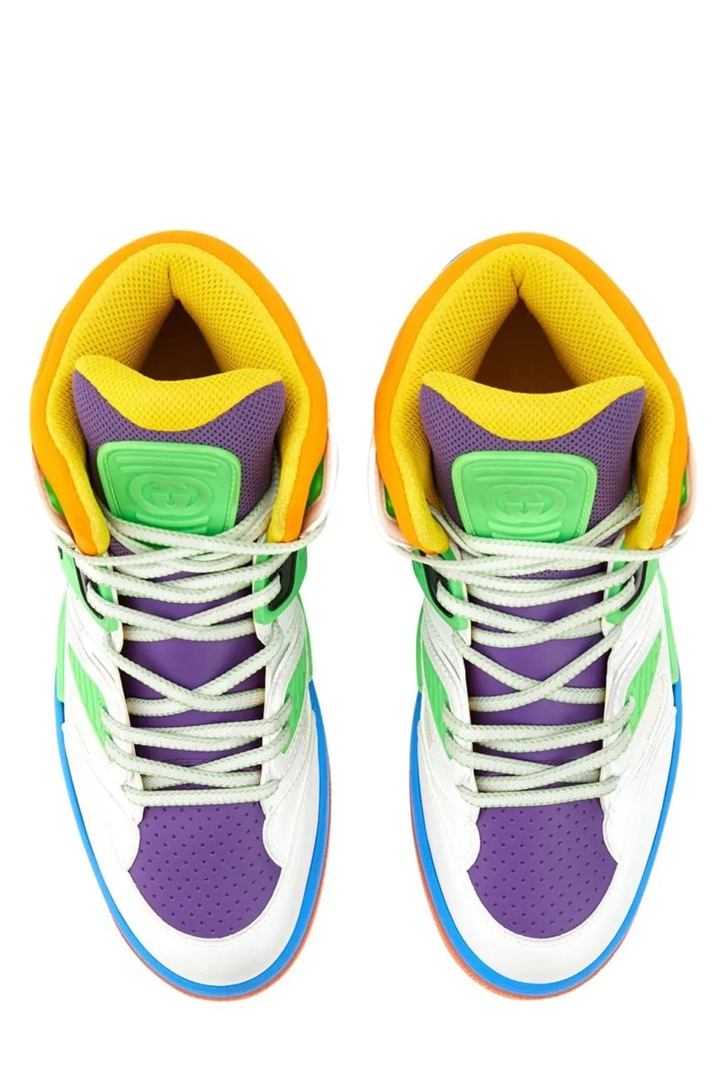 Gucci Panelled High Top Basketball Sneakers