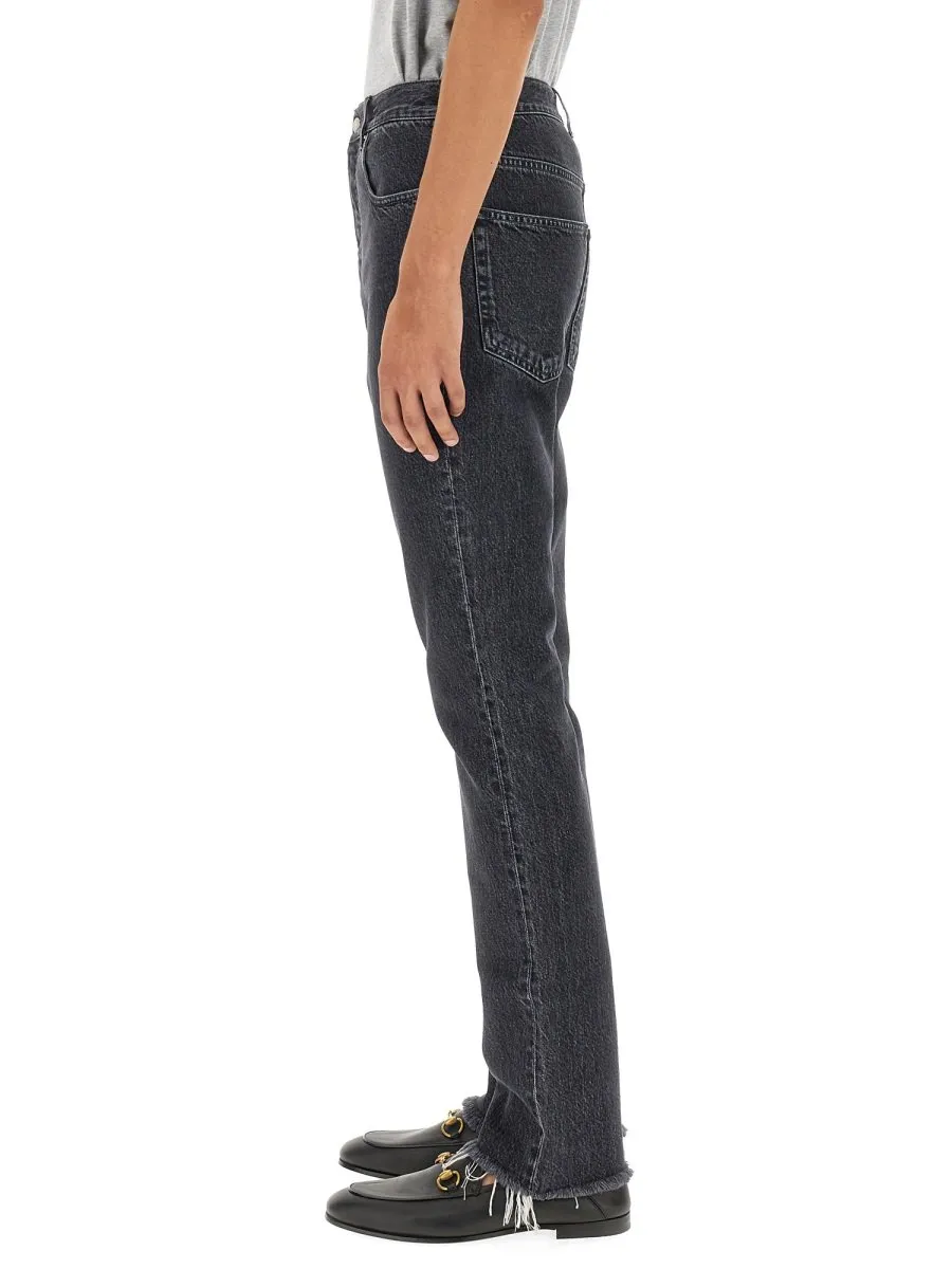 Gucci Raw Cut Hem Mid Rise Jeans