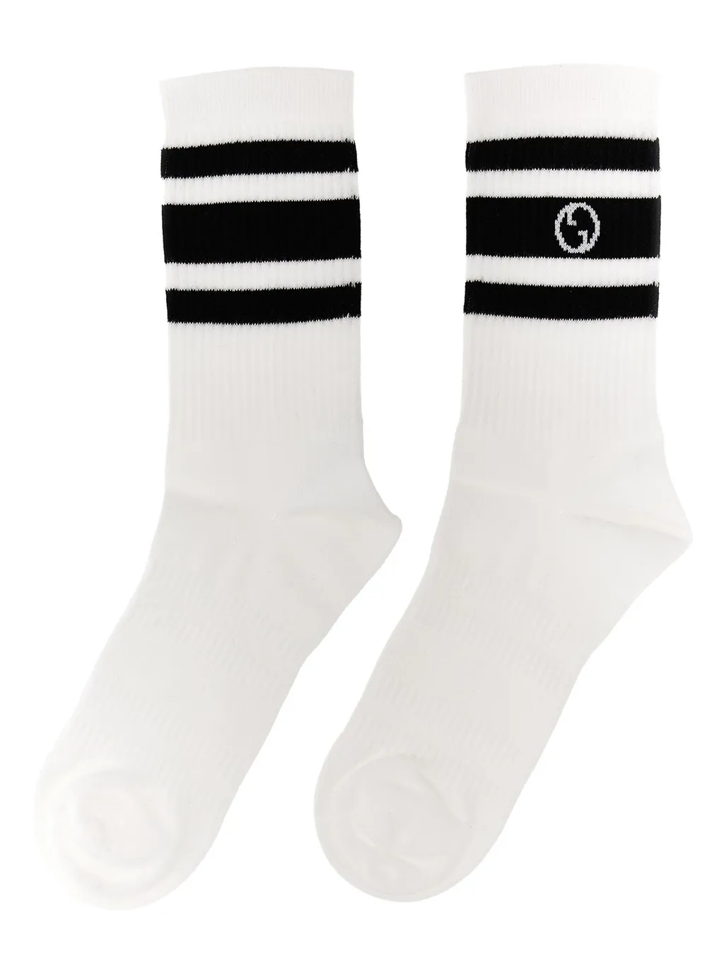 Gucci Interlocking G Ribbed Knit Socks