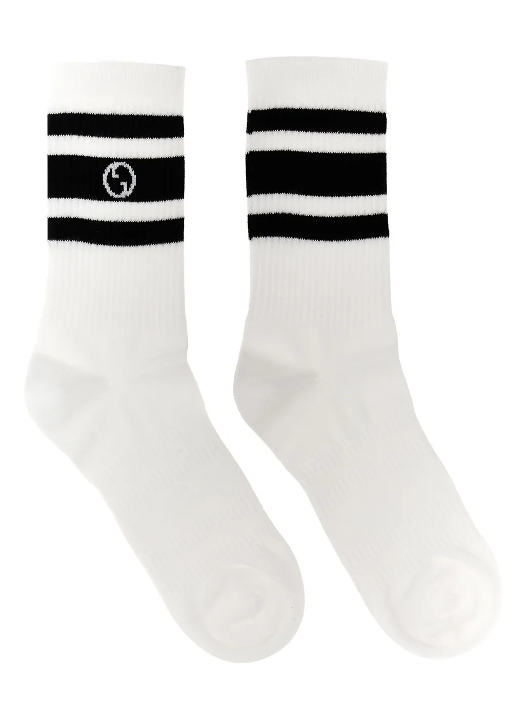 Gucci Interlocking G Ribbed Knit Socks