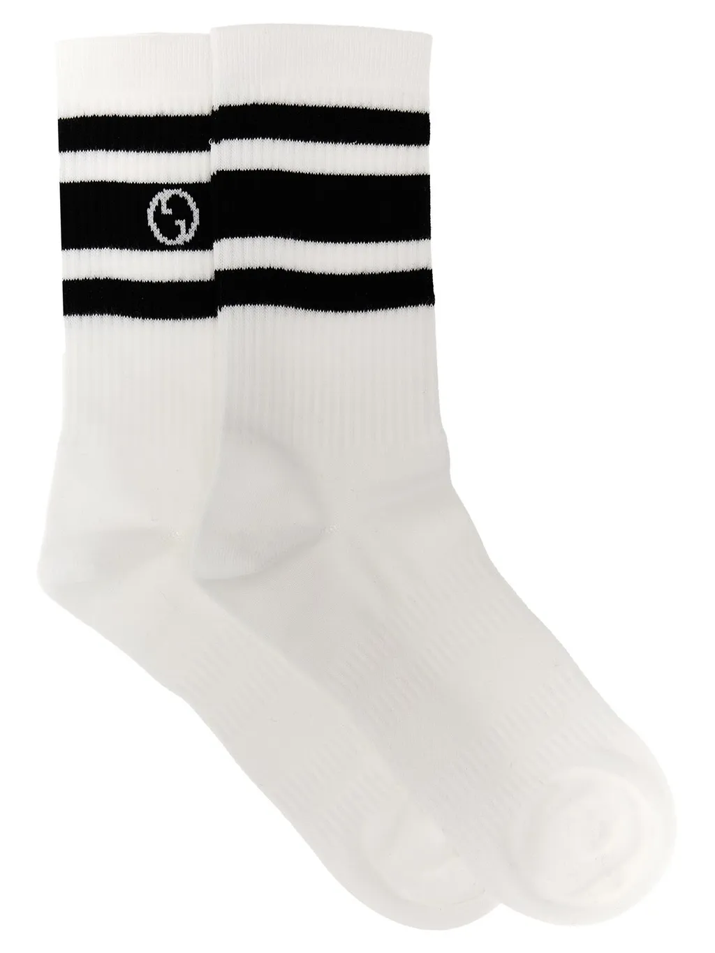 Gucci Interlocking G Ribbed Knit Socks
