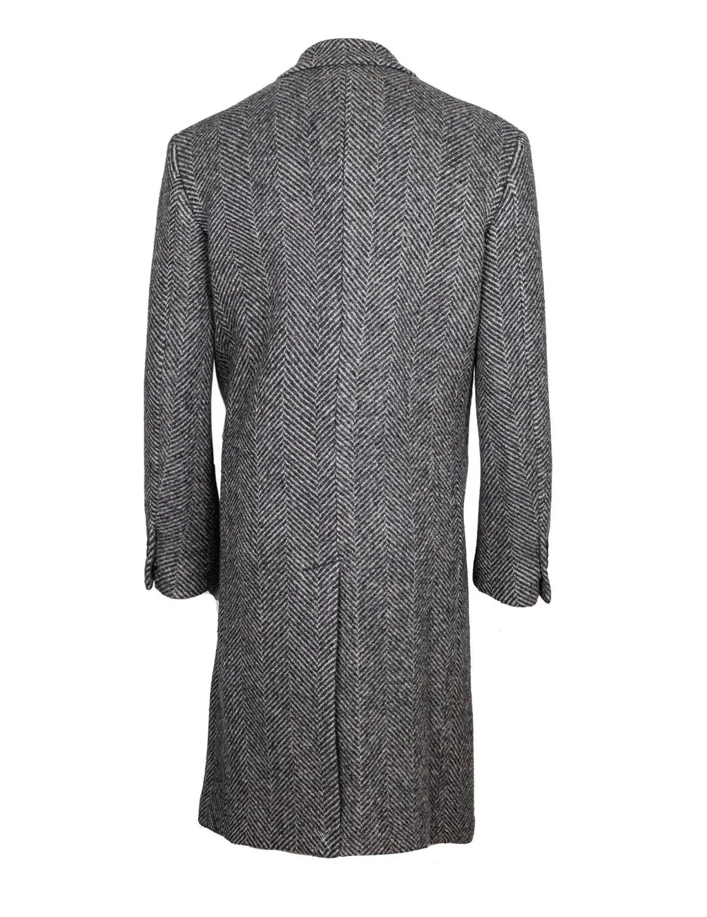 Golden Goose Deluxe Brand Single-Breasted Herringbone Coat